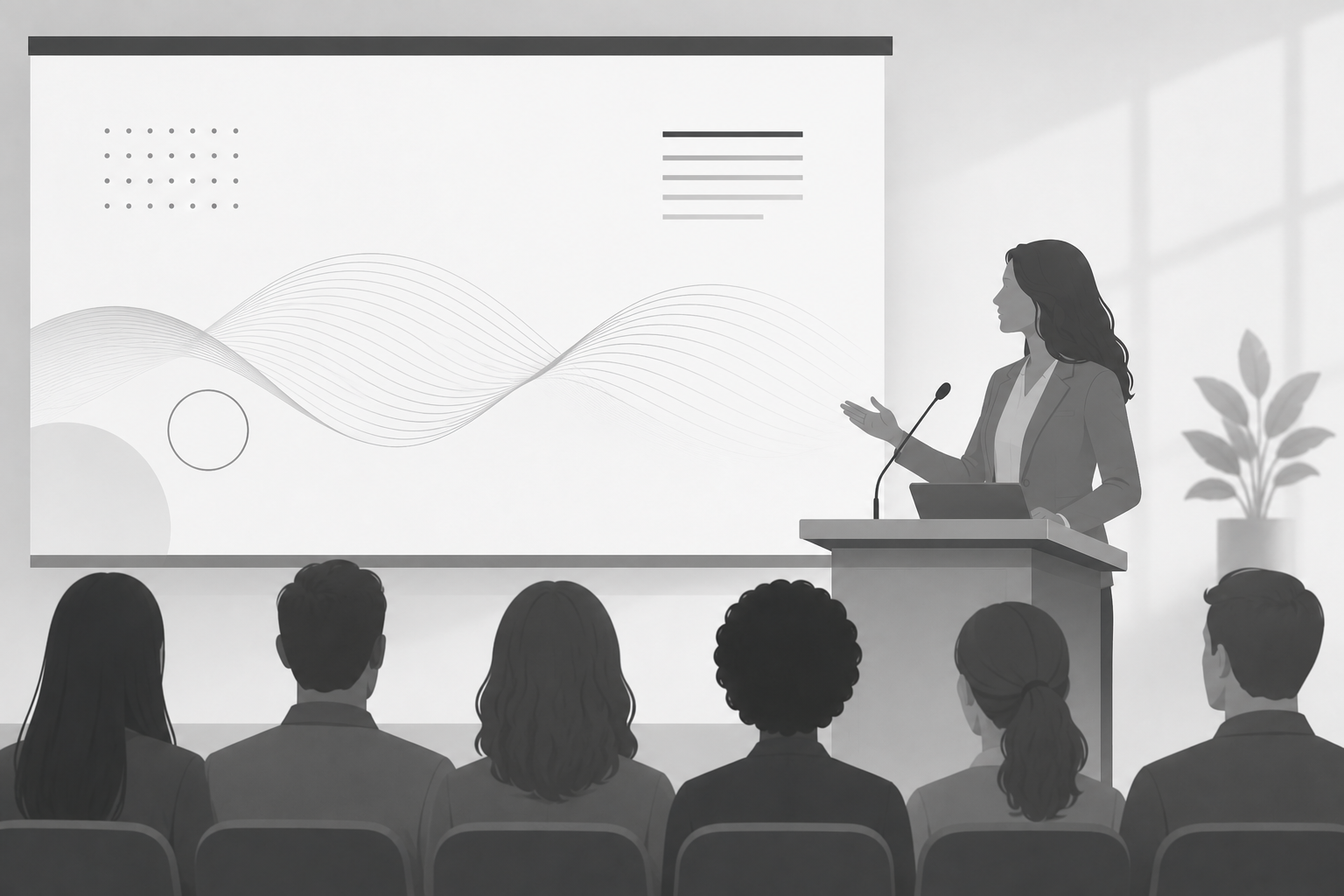 Speaking to an audience